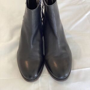 Sam Edelman Black Leather ankle boots size 6.5 western cowgirl boho chic